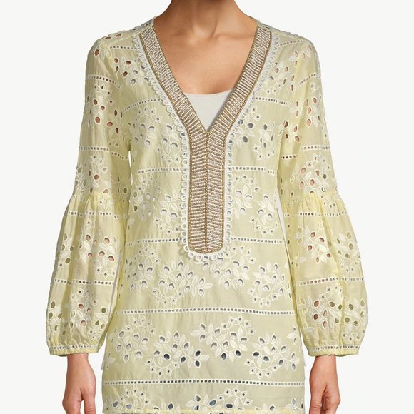 Embellished Eyelet Top - Picture 2 of 5